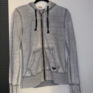 Roxy zip up sweatshirt